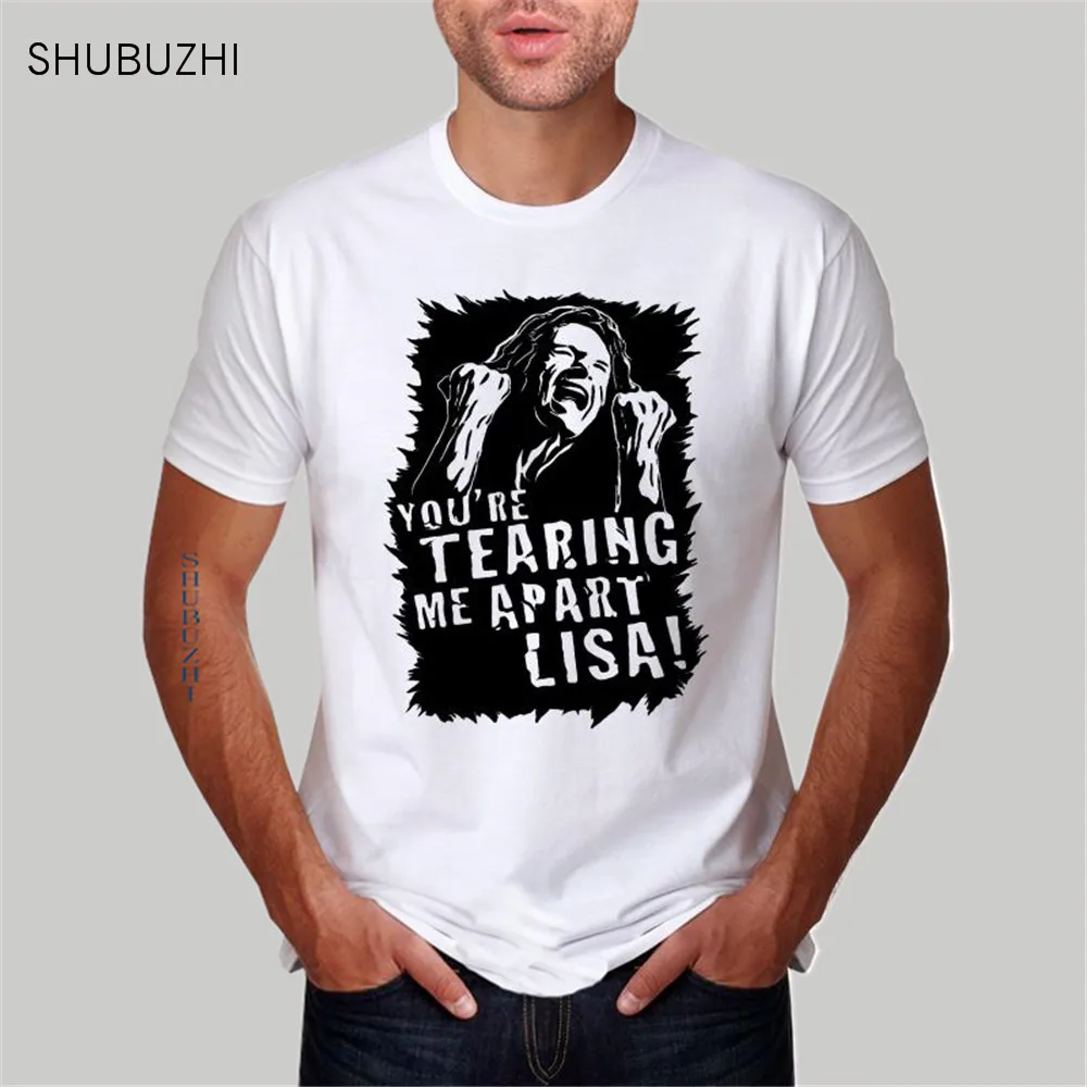 

men cotton tshirt summer fashion men t shirt Tommy Wiseau Tearing Me Apart Lisa Short Sleeves Tee casual t-shirt big size sbz479