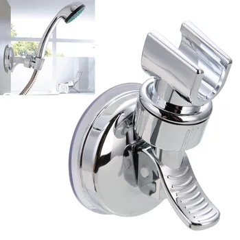 

Adjustable Bathroom Shower Handset Holder Strong Shower Suction Bracket Chrome Wall Mounted Bracket Bathroom Accessories