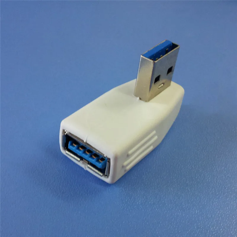 

Free Shipping Left Side Right Angle Standard USB 3.0 Male to Female Adapter Connector 90 Degree