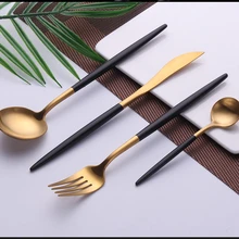Cutlery Knife Fork Spoon Dinnerware Set Rose Gold Stainless Steel Cutlery Western Food Luxury Teaspoon Silverware Tableware Sets Cutlery Knife Fork Spoon Dinnerware Set Rose Gold Stainless Steel Cutlery Western Food Luxury Teaspoon Silverware Tableware Sets