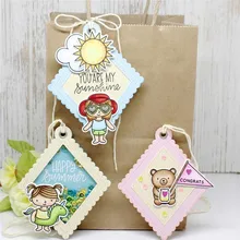 GJCrafts Diamond Tag Metal Cutting Dies for Craft Dies Scrapbooking Album Stencil Card Making DIY Cutting Dies New 2019 Decor