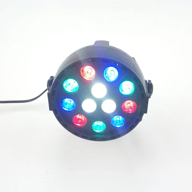 

RGBW LED Light Par Stage Effect Lamp DMX 512 12W by Voice Activated DMX Control for DJ KTV Bar Disco Projector Lighting EU US