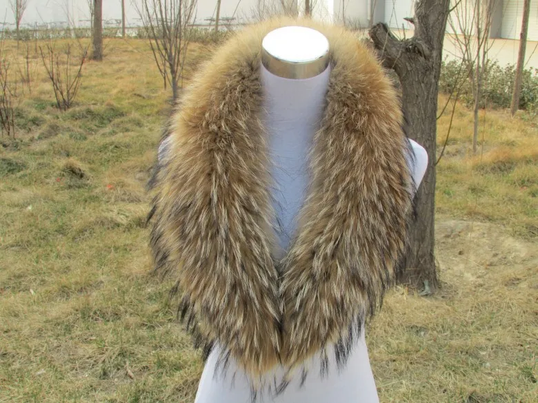 Модный воротник из натурального меха енота|collar fur|collar collarcollar colores |