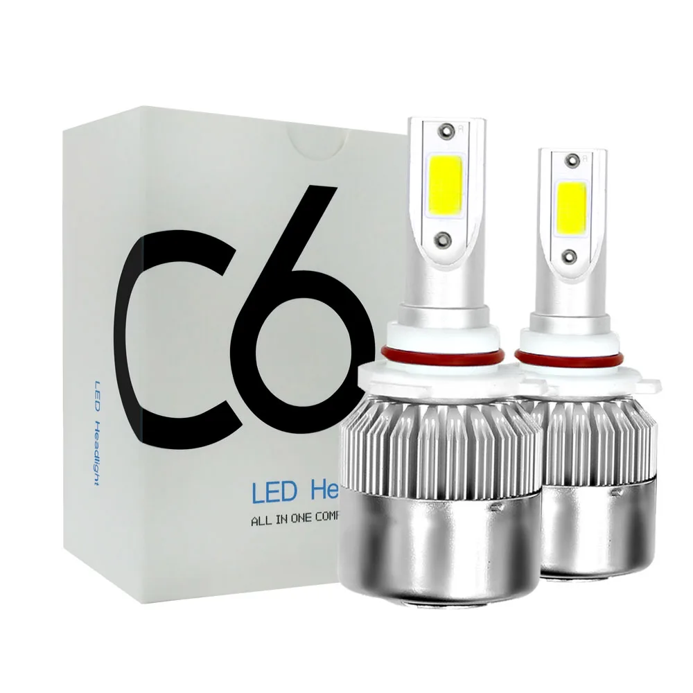 CROSSFOX Auto Bulbs LED H7 H4 H11 H1 H3 H13 880 9004 9005 9006 9007 9003 HB1 HB2 HB3 HB4 H27 LED Car Headlights