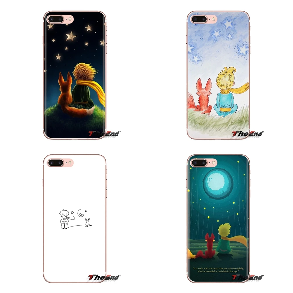 Transparent Soft Shell Covers For Samsung Galaxy A3 A5 A7 A9 A8 Star A6 Plus 2018 2015 2016 2017 little prince fox quotes |