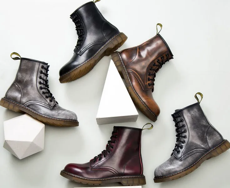 Мужские ботинки из натуральной кожи высокого качества; военные зимние ботинки; Мужская обувь; модные мужские ботинки; botas zapatos hombre
