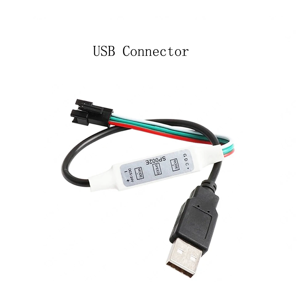 

Smart Pixel Led Strip Light Controller USB For WS2812B WS2811 WS2812 LED Pixel Strip Light Module Connector