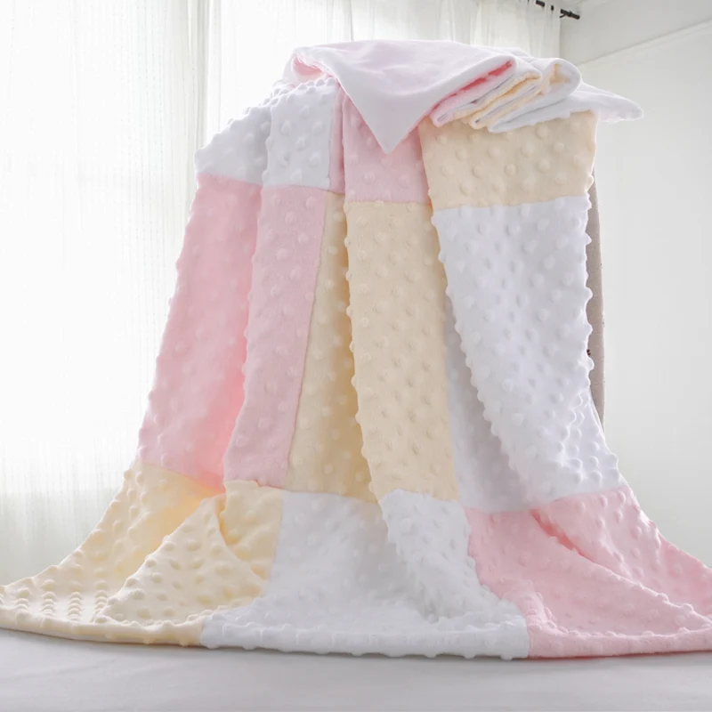 Children Thick Fleece Blanket Lap Throw Heavy Infant Blanket Newborn