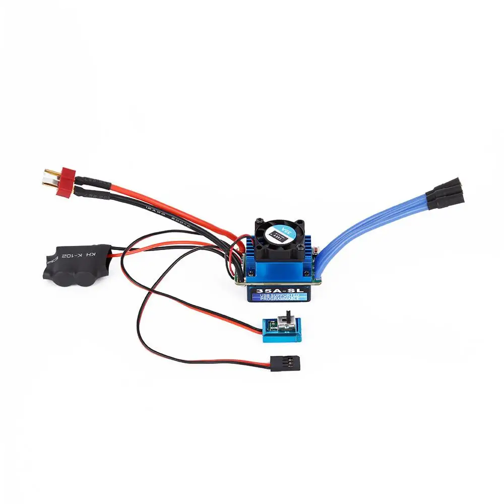 Гоночный 35A ESC бесщеточный Электрический регулятор скорости для 1:12 1:10 RC Car Truck |