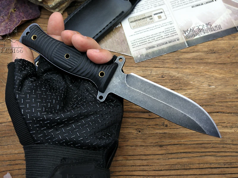 LCM66 hunting knife Tactical Small Fixed Knives,D2 steel G10 handle Survival Knife,Camping Portable Outdoor straight knife tool