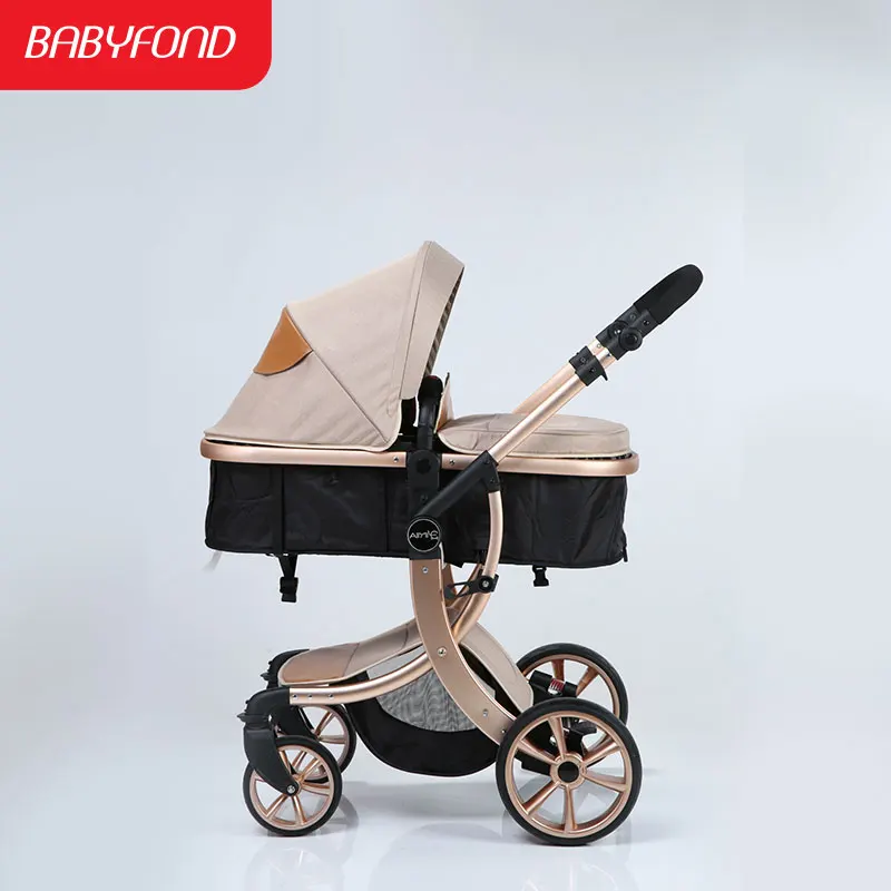 Big Deal  2 in 1 Baby Stroller Light Folding Two-way Shock Absorbers Baby Stroller with Four Wheel Accessorie 