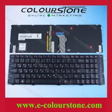 Original Russian Laptop Keyboard for Lenovo Ideapad Y500 Y500N Y510p series RU Black keyboard WITH BACKLIT