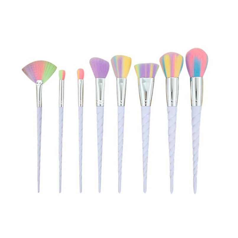 

8pcs Colorful Brush Head Makeup Brushes Set Beauty Unicorn Makeup Brushes Concealer Foundation Eyeshadow Brushes Kits Maquiagem