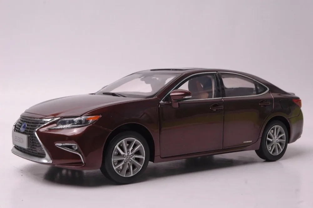 1:18 литая модель для Lexus ES 300h 2015 Янтарный седан игрушечный автомобиль из сплава