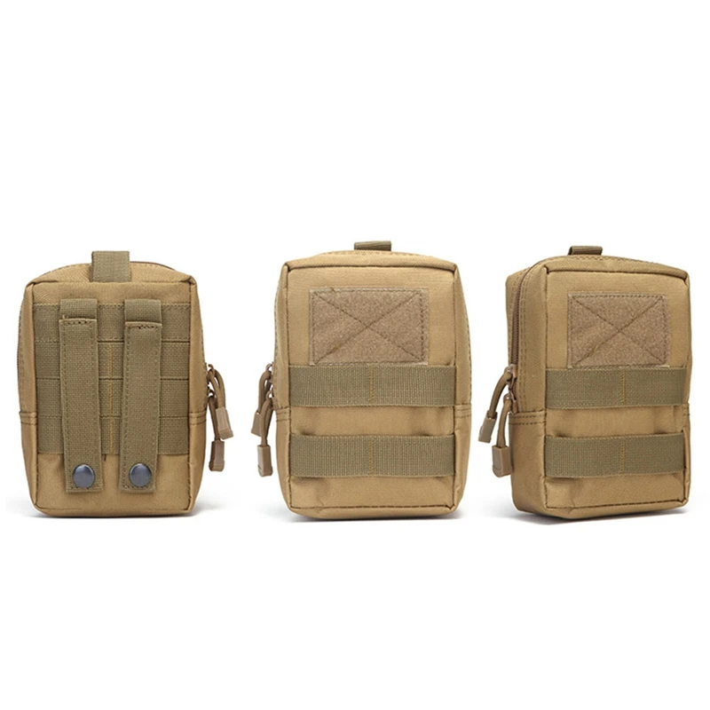 Открытый 1000D многофункциональный EDC Molle Мешок инструмент молния поясная Сумка