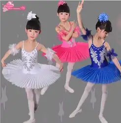 Новый детский белый Лебединое озеро балетное платье Профессиональный Балетные костюмы пачки танцевальный костюм платье-пачка