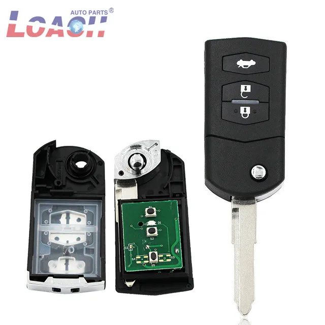 3-Buttons-433MHZ-Folding-Flip-Remote-Key-with-4D63-Chip-Keyless-Entry-For-Mazda-Wings-Rui_