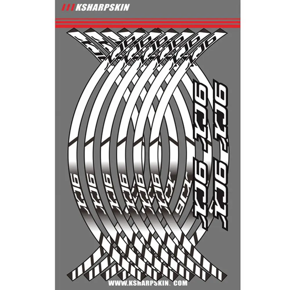 

Motorcycle Wheel Rim Decals Wheel Reflective Stickers Stripes For Yamaha XJ6