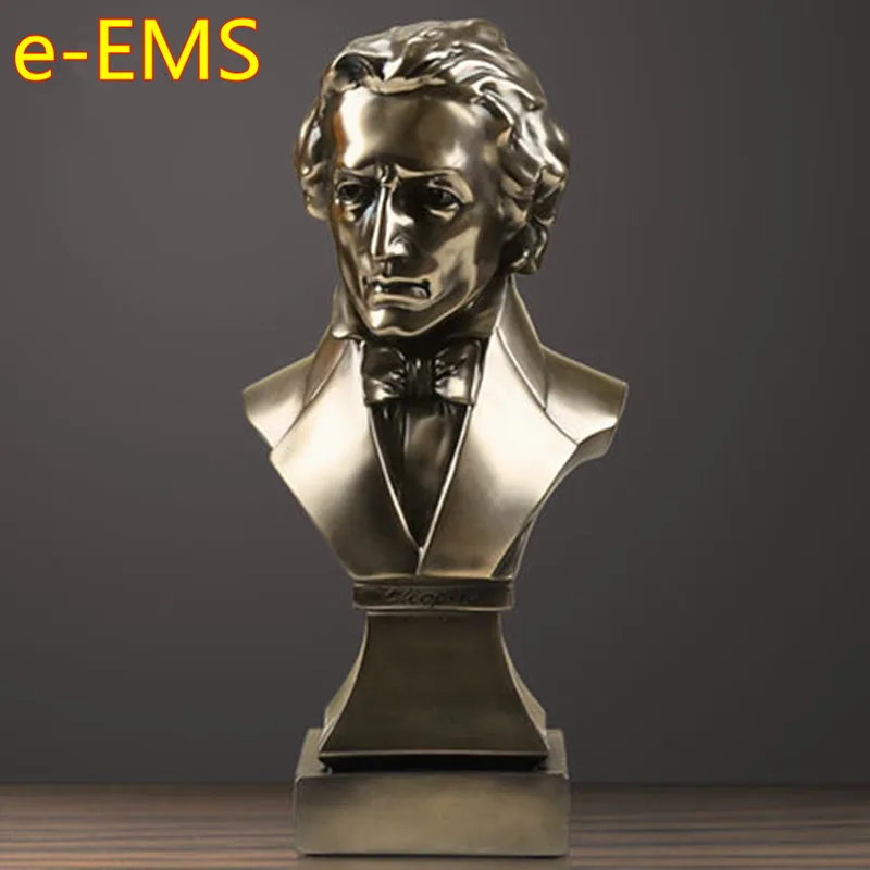 

Fryderyk Franciszek Chopin Bust Abstraction Figure Statue Catholic Church Resin Craftwork Home Decorations Art Material L2572