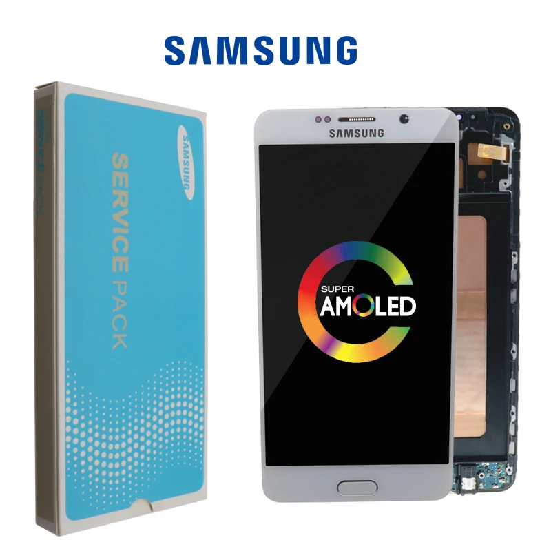 5,7 ''OLED качественный ЖК-дисплей для SAMSUNG Galaxy Note 5, сенсорный ЖК-экран для SAMSUNG Note 5 Note5 N920A N9200 SM-N920 N920C