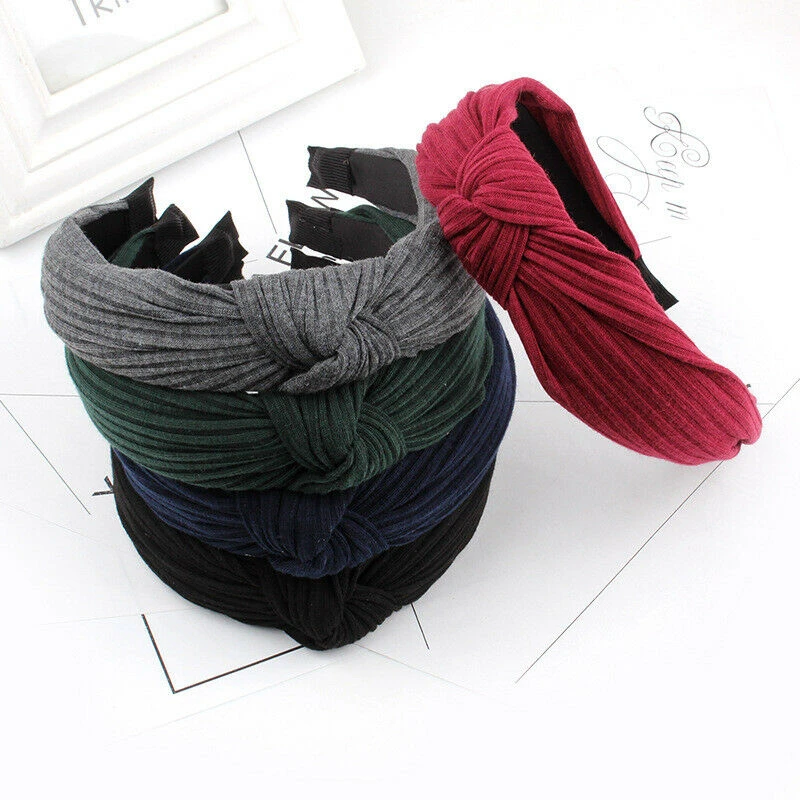 

Fashion Women Headband Turban Twist Knot Head Wrap Headband Twisted Knotted Hair Band Hairband Elegant Hairband Hair Accessories