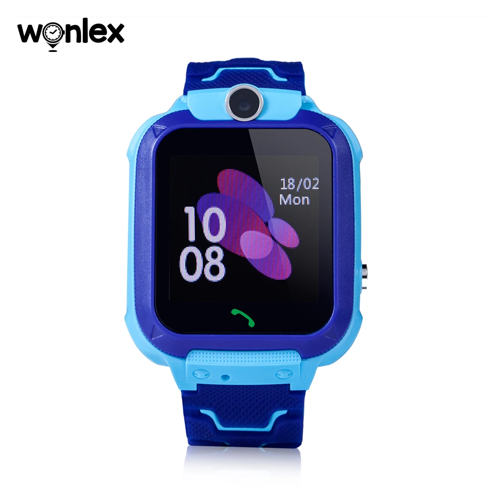 Детские умные часы Wonlex GW600S с Wi Fi цветной сенсорный экран 1 44 дюйма GPS