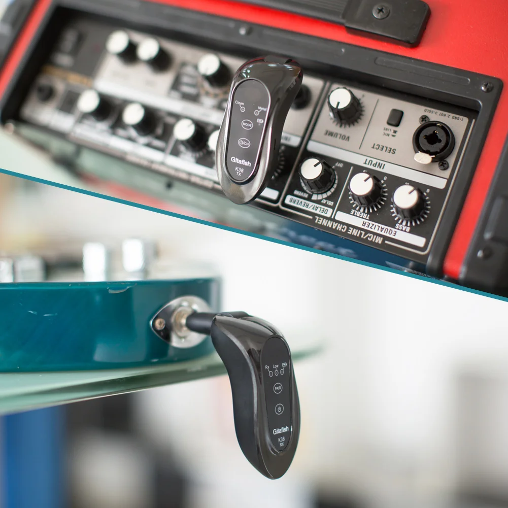 

USB Rechargeable Wireless Guitar Effectors with Multi-sound Effects Amp Guitar Accessories ASD88