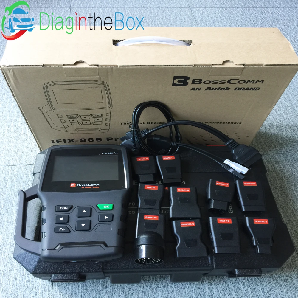 

Autek IFIX969 pro Car Universal Diagnostic Tool Engine Transmission+Airbag ABS TPMS SRS EPB Oil Reset Key Codeing ECU Programmer