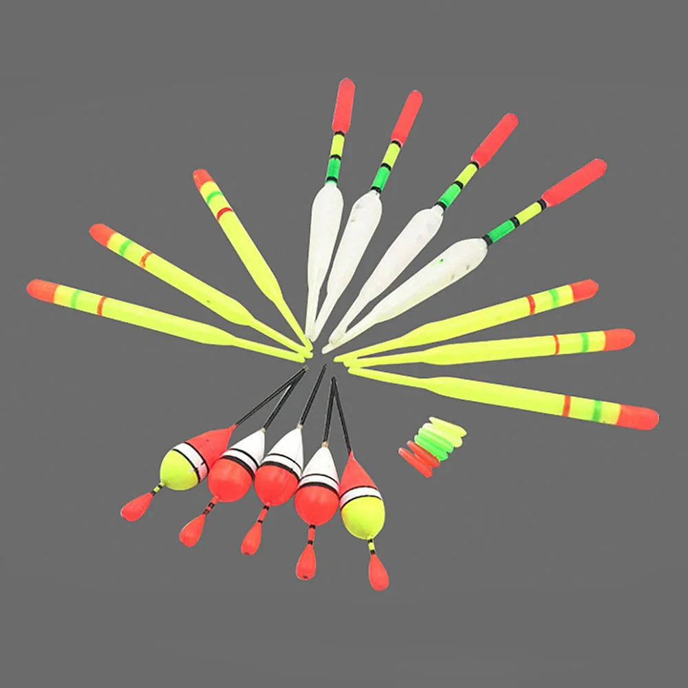 Новинка 15 шт желтые поплавок скольжения Дрифт трубка много рыболовные приманки поплавки разные размеры# NE804
