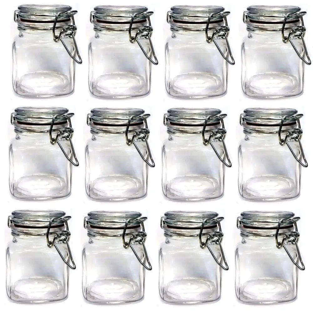 conjunto de 12 unids mini clip de cristal frascos de especias de almacenamiento superior usd3300 para 12 unidscada usd275 en botellas y jarras de - Frascos De Cristal conjunto de 12 unids mini clip de cristal frascos de especias de almacenamiento superior usd3300 para 12 unidscada usd275 en botellas y jarras de - Frascos De Cristal