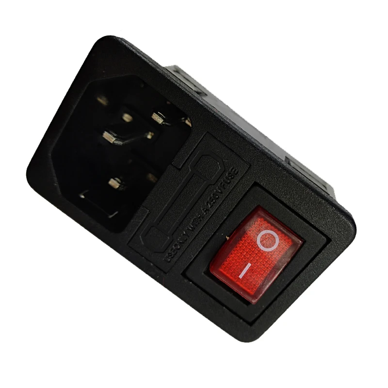 Высококачественный плавленый штепсельный разъем питания 10 А 250 В IEC320 C14 с