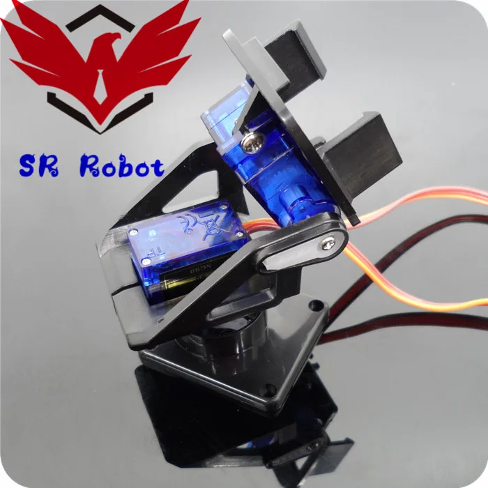 

FPV Servo Bracket Camera Mount With 2pcs 9g Servos Platform Anti-Vibration Camera PTZ Mount For Aircraft FPV Dedicated Nylon Diy