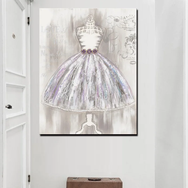 Buy HD Print Pretty Dress Canvas Wall Art Prints And