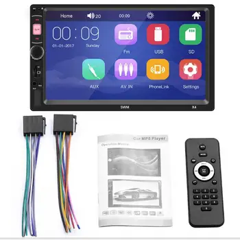 

7 inch Touchscreen Auto Audio Player MP5 player Bluetooth Car Audio for Android/ IOS Screen resolution 800*480 Multi-language
