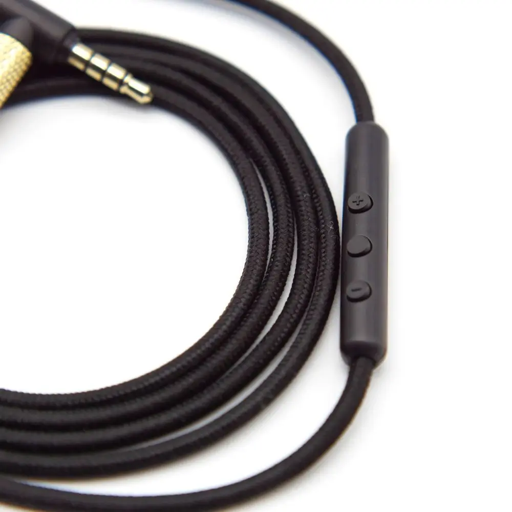 Replacement Audio Cable with Mic for Sony Beoplay H2 H6 H7 H8 Audio Technica DENON Beats Studio 2 0 Studio 3 0 Solo 2 Solo 3