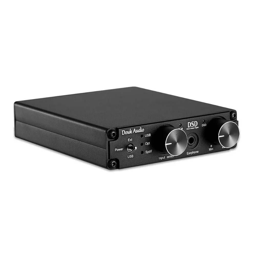 XMOS USB DAC аудио декодер DSD1796 HiFi усилитель для наушников SPDIF регулятор громкости