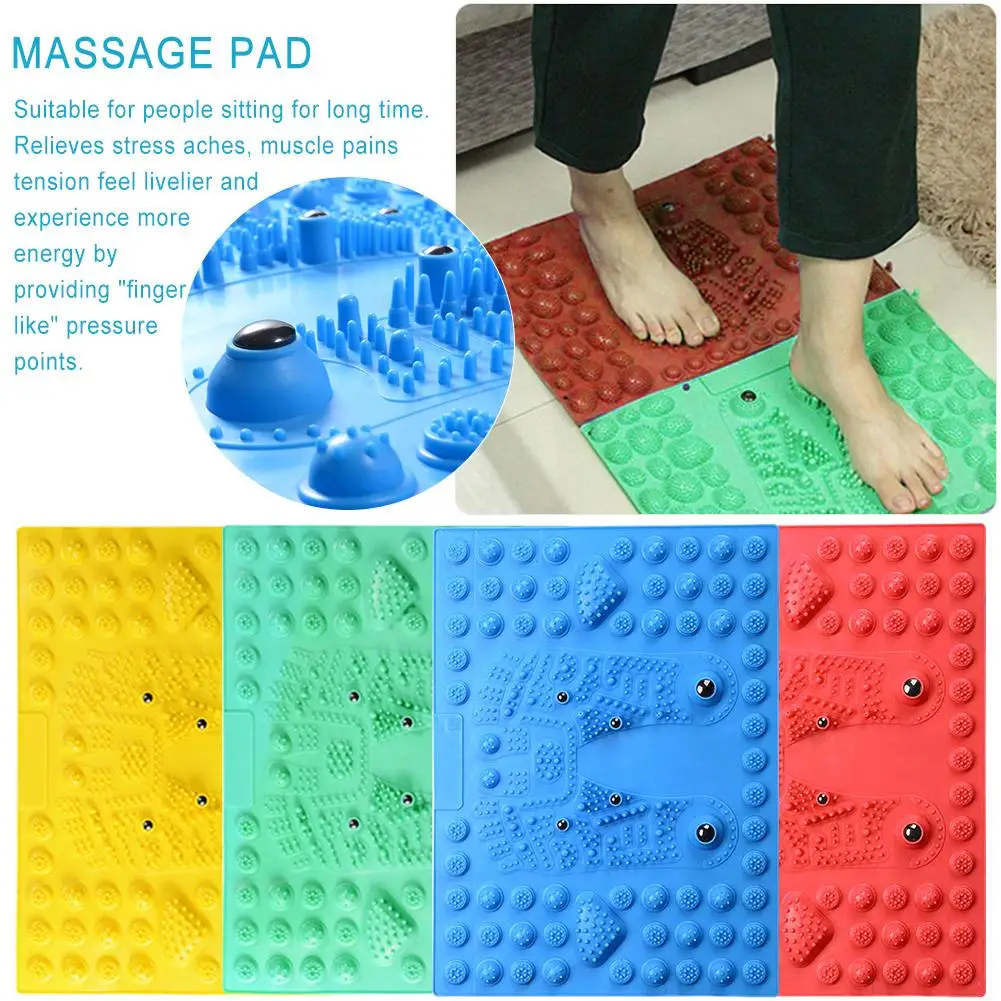 

Foot Massage Pad Special Fingerboard Pressing Mat Head Neck Back Foot Massage Cushion Pillow Yoga Spike Mat Anti-stress Acupunc