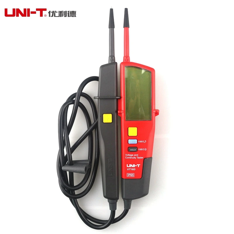 

UNI-T UT18D Auto Range Volt Teste Pen AC/DC Voltmeter Continuity Tester with LCD Indication RCD Test High Voltage Indication