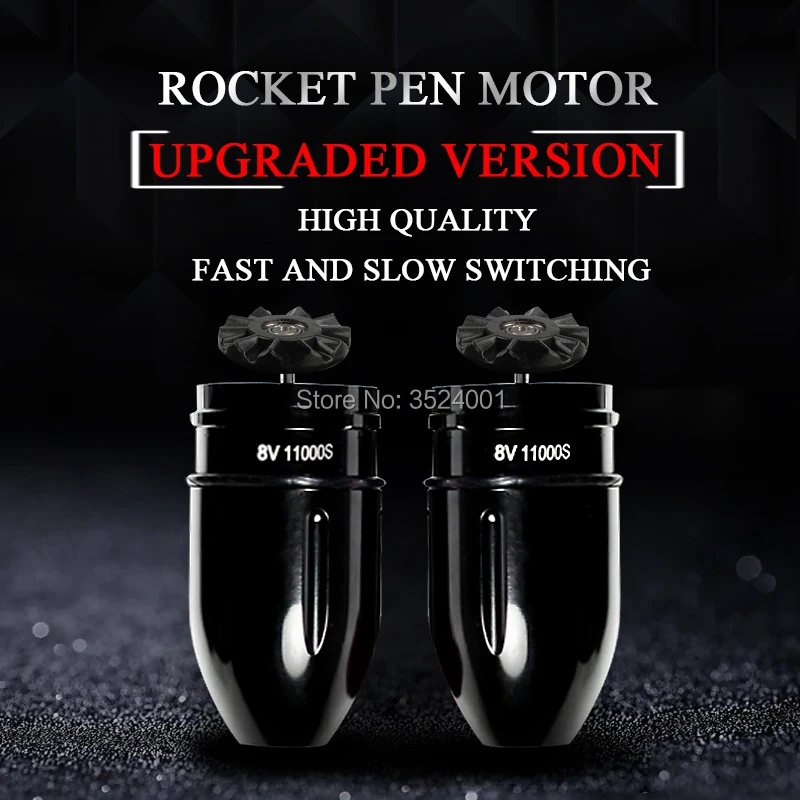 

NEW Upgraded Rocket Motor 8V11000sTattoo Machine Rotary Tattoo Machine Space Aluminum Cartridge Tattoo Gun Equipment