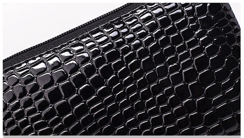 New Mini Day Clutches Women's Bag Korean Version Crocodile Pattern Clutch Bag Ladies Mobile Phone Bags Wallet PU Leather Handbag (12)