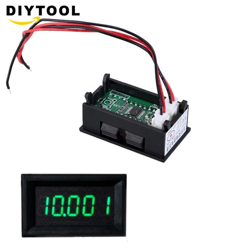 DC 0-4.3000-33.000V измеритель напряжения Цифровой вольтметр 5 бит высокой точности