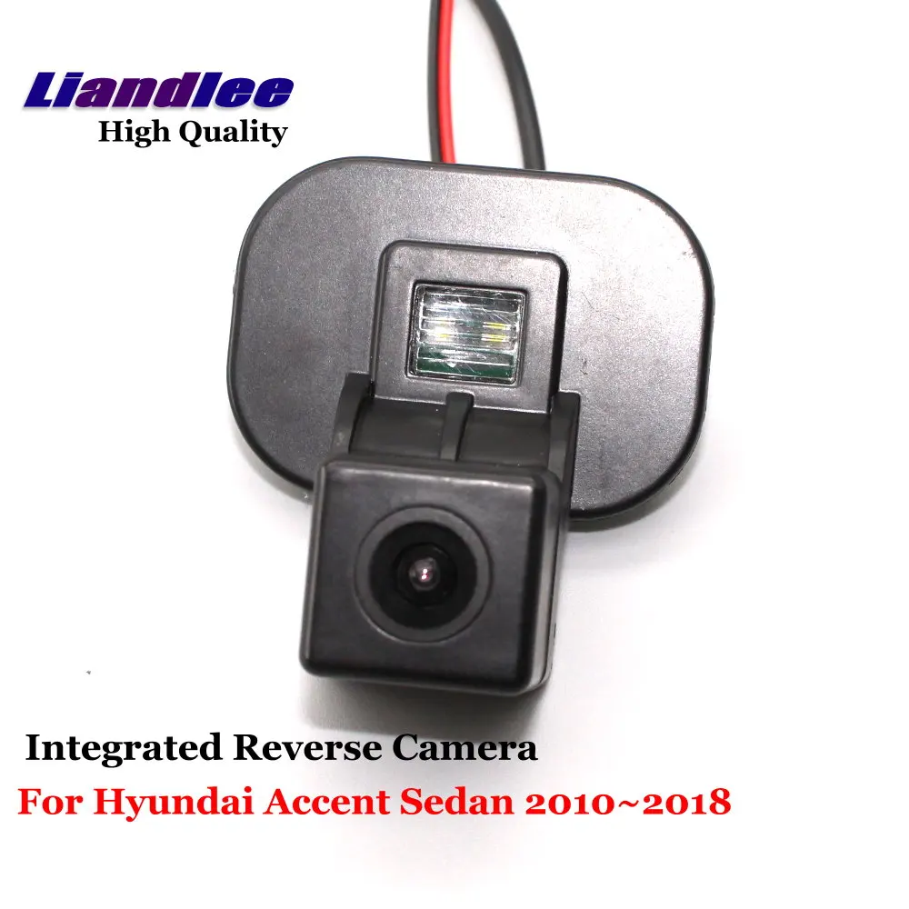 Liandlee Автомобильная камера заднего вида для Hyundai Accent Sedan 2010 ~ 2018 с обратной