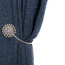 Crystal Curtain Strap Buckle Free Punch Hook Wall Magnet Strap Hook Home Decor SDF-SHIP Crystal Curtain Strap Buckle Free Punch Hook Wall Magnet Strap Hook Home Decor SDF-SHIP