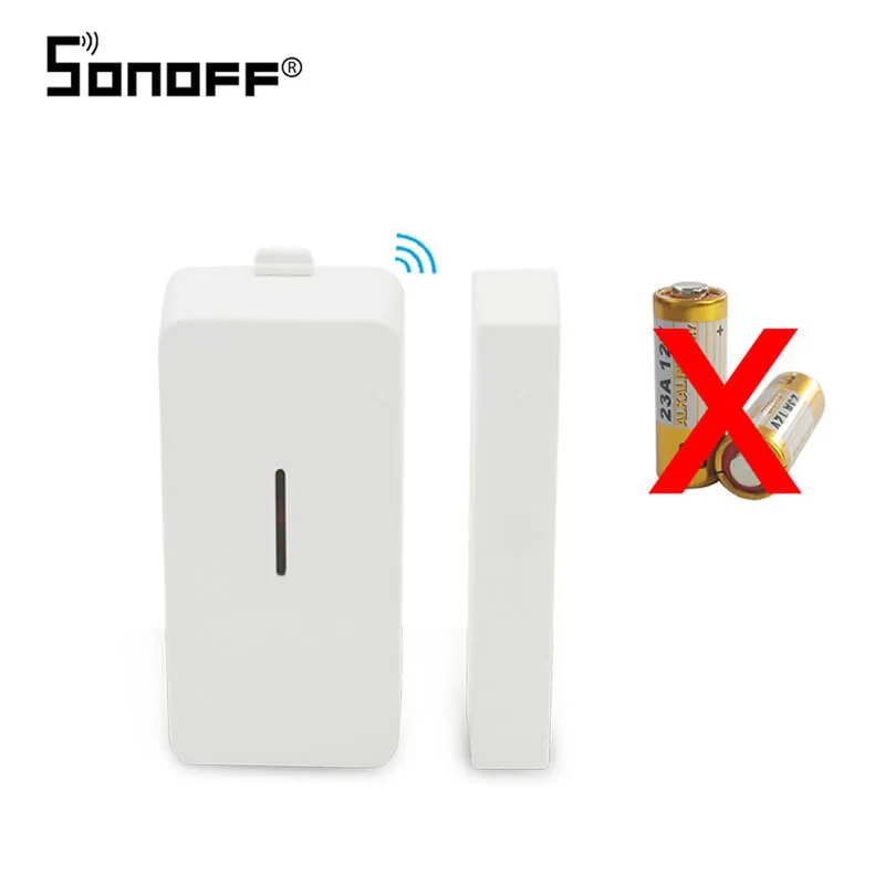 Sonoff DW1 RF433 датчик двери и окна работает с RF мостом 433 беспроводной пульт дистанционного управления умный дом автоматизация