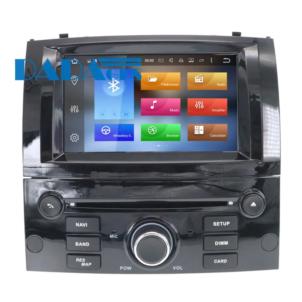 Excellent Android 8.0 7.1 Car Radio Stereo DVD Player GPS Headunit for Peugeot 407 2004-2006 2007 2008 2009 2010 Car Auto Audio Multimedia 4