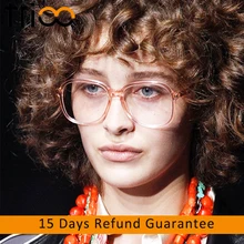 TRIOO прозрачные розовые очки, оправа для женщин, негабаритные одноцветные супер милые очки, прозрачные линзы, очки для глаз