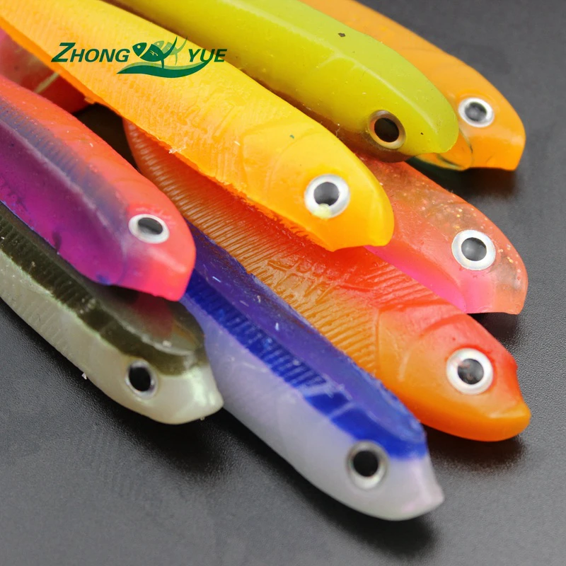 

NEW Artificial Lure 10pcs 10cm 7.8g Fishing Tackle Fishing Worm Soft Lure Fishing Bait Fishing Lure Free shipping