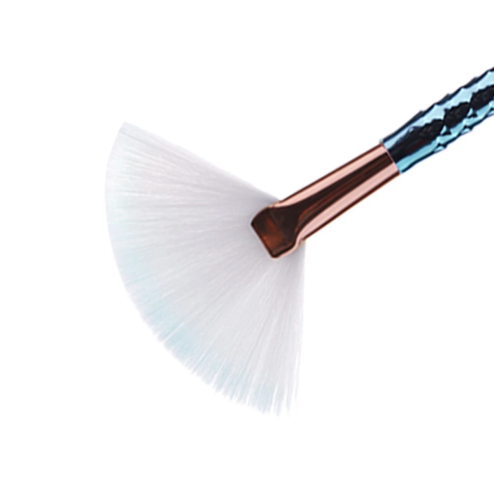 Fashion New 1Pc Fan Brush Diamond Portable Slim Professional Makeup Brush (3)