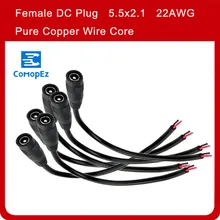 5/10pcs 5.5x2.1 DC 12V Plug 22AWG Female Cable Pure Copper Wire Core Cable Connector for 3528 5050 LED Strip Light 5/10pcs 5.5x2.1 DC 12V Plug 22AWG Female Cable Pure Copper Wire Core Cable Connector for 3528 5050 LED Strip Light