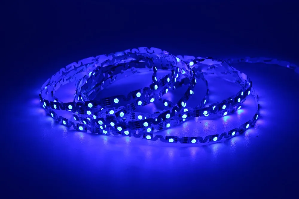 Светодиодная лента 5050 RGB Бесплатная Гибка s образная IP20 без водонепроницаемого 12В